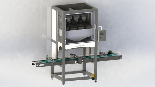 دستگاه بسته بندی قوطی پر کن ۴ توزین